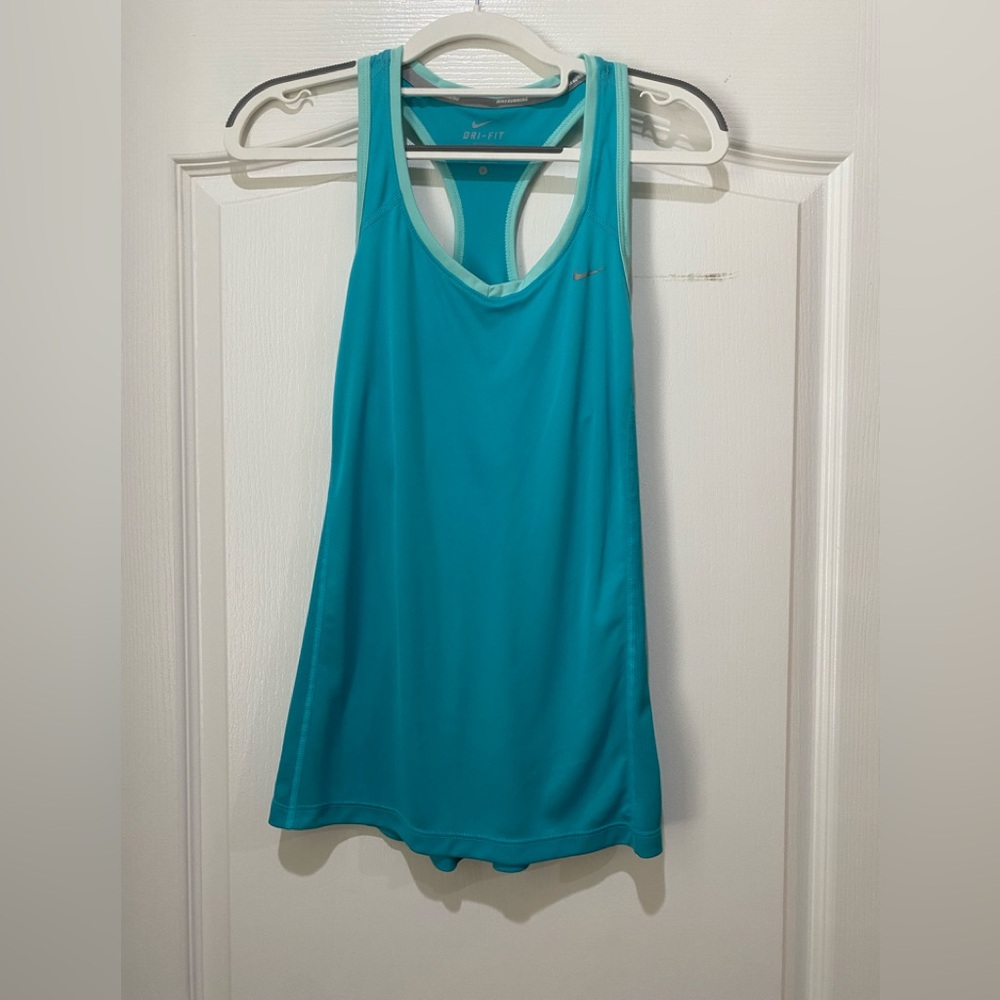 Nike Teal Dri-FIT Running Tank